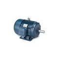 Leeson Electric Leeson.00, Premium Eff., 5 HP, 3515 RPM, 575V, 184T, TEFC, Rigid 132254